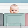 Baby Bed Rail Guard Height Adjustable Anti-collision Guardrail Children's Bed Fence Bed General Soft Gate Crib Rail 1.5/2M 211028