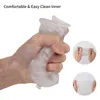 NXY Hommes masturbateur Auto Masturbation Sleeve Pour Hommes Vibrant Masturbateur Coupe Silicone Rotatif Étirement Sex Toy Rechargeable Facile À Nettoyer Sexshop 1202