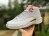 Jumpman OVO Blanc 12 Chaussures de basket-ball pour hommes 12S Utility Grind Twist Gold Indigo Flu Game Royauté The Master Retros Gris foncé Taxi Fiba Gamma Playoff Baskets S9