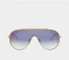 NEU Fer Cobranded Sonnenbrille Metallrahmen monolithische Trendverlaufslinse Herren- und Damenbrille 3597 mit Box schnelle Lieferung4337187