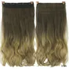 22 inches Straight Loop Micro Ring Hair Extensions Bundles Synthetic Fish Line Weft in 40 Colors LFL001