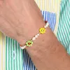 Freundschaft Bohemian Boho handgemachte verstellbare mehrfarbige Glasperlen Süßwasserperlen MAGNOLIA HALSKETTE Frauen Schmuck Sommer Halsreifen