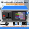 AC 전류계 전압계 미터 디지털 전력계 소켓 전기 USB 테스터 전압 전류 멀티 미터 전원 충전 표시기