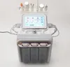 Máquina de dermoabrasión por hidra 6 en 1, exfoliación por chorro de oxígeno, depurador ultrasónico de piel RF, martillo frío, Estiramiento Facial, limpieza Facial profunda