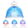 H2O2 draagbare huidverzorging spa bleken gehydrogeneerde zuurstofstraal gezichtsmachine therapie LED -lichtmasker voor schoonheidssalonapparatuur