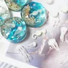 Decorative Objects & Figurines Mini Jellyfish Hippo Pufferfish Marine Filling Epoxy Crystal Pendant Decoration Handmade Ornaments Mold