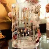 clear jewelry stand