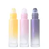 10ML Jade Roll On Bottle Travel Portable Mini Glass Essential Oil Bottles Natural Crystal Stone Cosmetic Empty Bottling DH8868