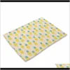 Runner Cloths Textiles Home & Garden Drop Delivery 2021 Pattern Mat Pine Printing Table Napkin Placemat Kitchen Decoration Dining Accessories