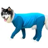 Vestuário para cães Pet grandes roupas apertadas desenhos animados macacão 4-legged pijama casaco enfermagem barriga desmame bodysuit2735