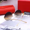 Lunettes de soleil pour femmes Designer Lunettes de mode avec boîte Miroir Hommes Designers Luxury Circle Lunettes UV Preuve ACC