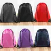 Saco à prova d'água ao ar livre Saco de cordão de nylon Backpack de cordas para as mulheres homens de armazenamento de viagem Pacote de adolescentes 3 estilos jllfgpz 492 x2