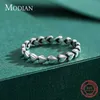 Classic Vintage Heart To Ring 100% 925 Sterling Silver Stackable Simple Finger Rings For Women Fine Jewelry Anillo 210707