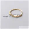 Küme JewelryCluster Yüzük A00593 Çarpıcı 925 Ayar Sier Açacağı Zirkon Geometri At Göz Parmak Yüzük Moda Kadınlar için Parti Düğün Je