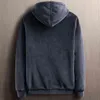 Marke Winter Dicke Warme Fleece Jacke Männer Mit Kapuze Windjacke Outfits Weiche Samt Thermische Mäntel Große Größe 6XL 7XL 8XL 211110