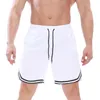 Shorts masculinos para treino de musculação, malha leve e respirável para o verão, calças curtas de praia M-XXXL masculinas