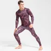 S-4XL Top quality thermal underwear men underwear sets compression fleece sweat quick drying thermo underwear men clothing 211025