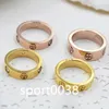 4 mm 5 mm Titanio Ateel Silver Love Ring Men and Women Rose Gold Rings for Lovers Couple Gioielli Ringi di gioielli intero KR0018306604