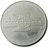 DE11 alemanha 5 deutche mark 1952d artesanato nova cor antiga banhada a prata cópia moeda ornamentos de latão decoração para casa acessórios 260m
