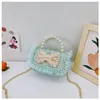 Korean Style Kids Purses and Handbags Little Girl Coin Pouch Wallet Girls Princess Pearl Bow Messenger Bag Baby Clutch Purse