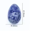 Garden Festive Home Party Decoration Egg-Shape Crystals Gemstones Chakra Stone Healing Crystal Balancing