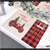 black plaid napkins