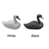 Tuindecoraties Realistisch Decoy Yard Ornament Jacht Afschrikmiddel Zwaan Sculptuur Outdoor Vissen Decoratie Wit Drijvend Standbeeld2347