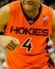 SJ NCAA College Virginia Tech Hokies Jersey de basquete 4 Nickeil Alexander-Walker 5 Justin Robinson 10 SJ Nathan Kabongo 13 Ahmed Hill Custom