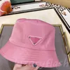 Bucket Hat Casquette Designer Stars with The Same Casual Outing Flat-top Small Brimmed Hats Wild Triangle Standard Ins Basin Cap2700