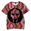 T-shirt MF Doom Unisex 3D O-hals Dames Heren Tshirt Zomer Korte Mouw Harajuku Streetwear American Rapper RIP-kleding