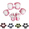 Cycling Helmets Child Pads Set Plastic Protective Gears Skin-touch Breathable Portable Kids Outdoor Sport Elbow Wrist Knee