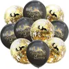 Parti Dekorasyon Eid Mübarek Altın Konfeti Balonlar Ramazan Balon Gül Gümüş Moubarak Balon Müslüman Malzemeleri XZ