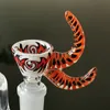 Tuyau en verre bol en verre 14mm, Joint mâle, bol en verre, tuyaux de brûleur, Dab barboteur, couleurs, huiles de fumée, verres d'huile XL-SA05