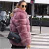 UPPIN Latest Thick Warm Winter Fur Coat Women Faux Jacket Autumn Fashion Casual Outerwear Girls Plus Size 211220