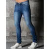 2020 nuovi uomini di estate jeans slim lavaggio pesante gamba piccola apertura in tessuto elasticizzato pantaloni in denim maschile vintage X0621
