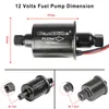 مضخة الوقود الكهربائية 12 فولت مضمنة عالمي منخفض الضغط 5-9 PSI البنزين ديزل