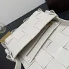 Borsa a tracolla da donna del progettista di marca 5A Casset di moda Borse classiche Beancurd Pelle di vitello intrecciata di lusso di alta qualità Ha215L