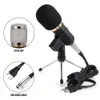 MK F200FL Condenser Microphone For Computer Studio Profesionales 3.5mm Wired Stand USB Mic For PC Karaoke Laptop Recording
