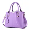 HBP PU Leather Handbags Purses Women Totes Bag High Quality Ladies Shoulder Bags For Woman Purse Purple