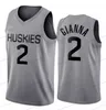 Nikivip 2020 NCAA UConn Huskies Special Tribute College Maglie da basket Gianna Maria Onore 2 Gigi Mamba High School Memorial Jersey Tutte cucite