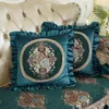 Stol täcker fyra säsong Jacquard retro lyxig vikkant soffa kudde kinesiska broderier chenille antiskid elegant täckning