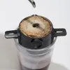 Filtro per caffè Portagocce portatile in acciaio inossidabile Cestini per imbuto Infusore riutilizzabile e gocciolatore