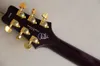 Großhandel Gitarren, Custom Santana Model E-Gitarre Abalone Inlay In Purple Burst 120110