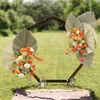 Custom Corner Flower Runner Natural Dried Plants Pampas Grass Wedding Arch Decor Flower Arrangement Wall Event Layout Flower Row 2360L