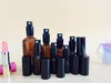 15ml 30ml 60ml Spray Bottle Beauty Empty Amber Glass Bottles Essential Oil Mist Container Case Refillable for Travel