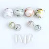Accessoires de fumeur Dihcro Beads Boules colorées Terp Vis Set 20mm 14mm 22mm 25mm Costume de perles de verre 25mm pour Slurper Quartz Banger