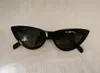 Fashion Cat Eye 40019 Sunglasses for Women Black Grey Classic Exaggerated Cateye Sun Glasses UV400 Eyewear with Box