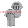 Donne maschile giovane New York Custom Grey 2021 Field of Dreams Jersey Maglie da baseball cucite XS-5xl 6xl