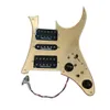 Upgraded Prewired HSH Pickguard Pickups Multi-Purpose Set DM Alnico Pickup 7-Way Switch Set for IBZ Electric Guitars