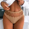 Nieuwe vrouwen ondergoed slipje sexy hoge elastische mesh thong slips hip taille grote maat ademend comfortabele mode lingerie